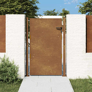 vidaXL Garden Gate 100x125 cm Corten Steel