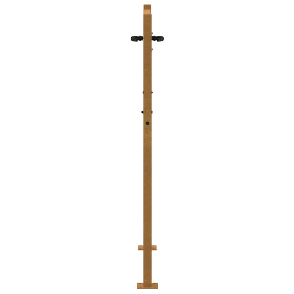vidaXL Garden Gate 100x150 cm Corten Steel