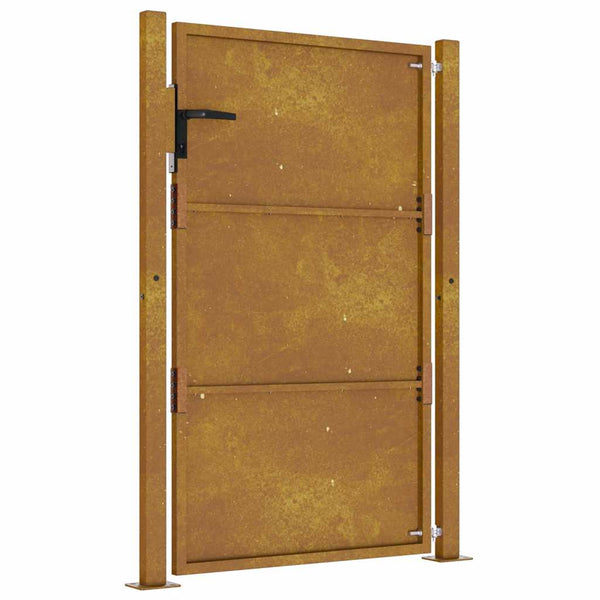 vidaXL Garden Gate 100x150 cm Corten Steel