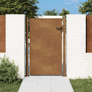 vidaXL Garden Gate 100x150 cm Corten Steel