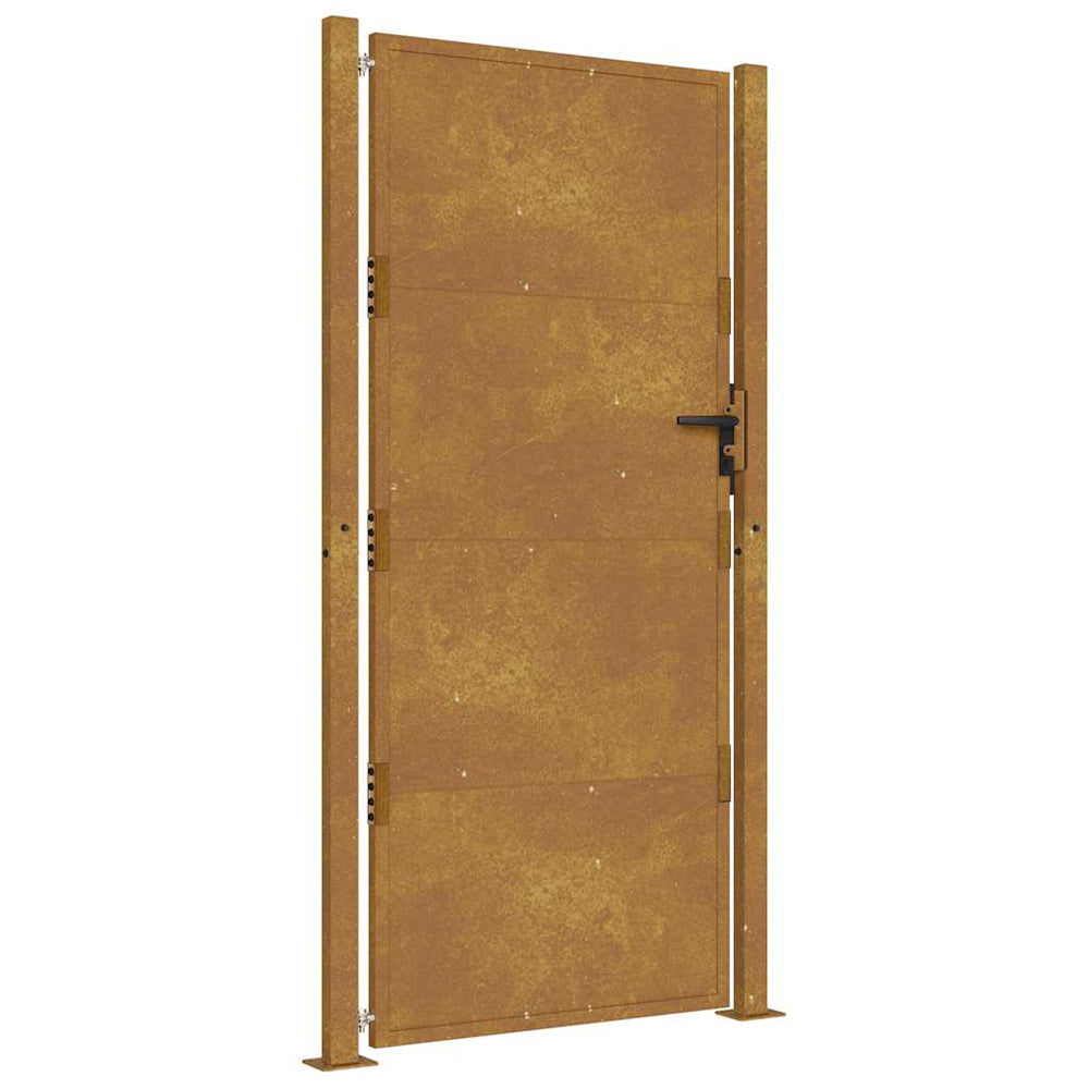 vidaXL Garden Gate 100x175 cm Corten Steel