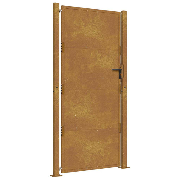 vidaXL Garden Gate 100x175 cm Corten Steel
