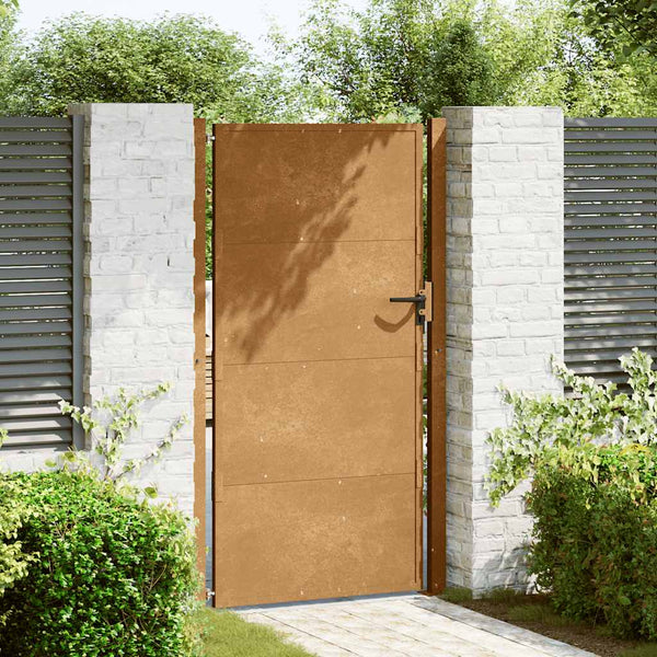 vidaXL Garden Gate 100x175 cm Corten Steel