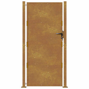 vidaXL Garden Gate 100x175 cm Corten Steel
