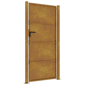 vidaXL Garden Gate 100x175 cm Corten Steel