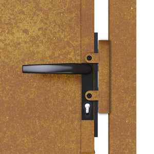 vidaXL Garden Gate 100x200 cm Corten Steel