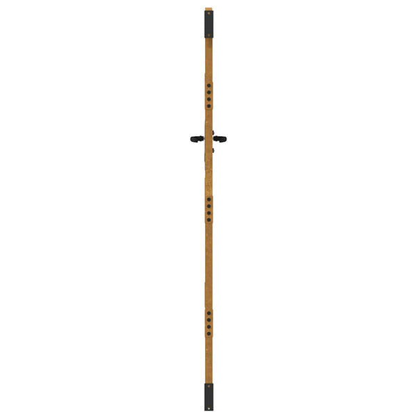 vidaXL Garden Gate 85x175 cm Corten Steel Bamboo Design