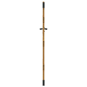 vidaXL Garden Gate 85x200 cm Corten Steel Bamboo Design