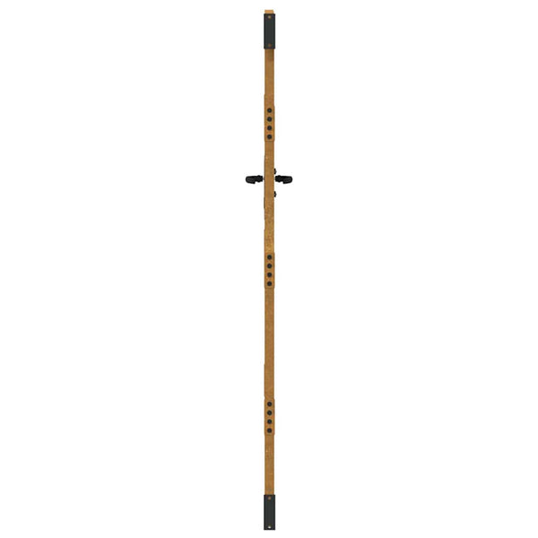 vidaXL Garden Gate 85x200 cm Corten Steel Bamboo Design
