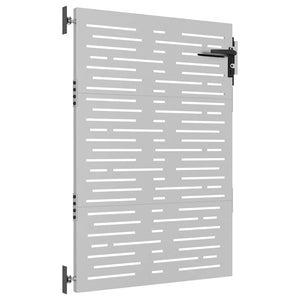 vidaXL Garden Gate 85x150 cm Corten Steel Square Design