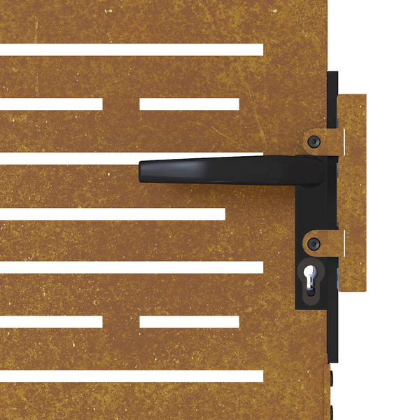 vidaXL Garden Gate 85x150 cm Corten Steel Square Design