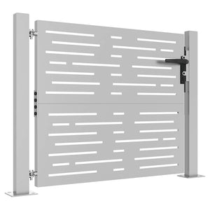 vidaXL Garden Gate 100x100 cm Corten Steel Square Design