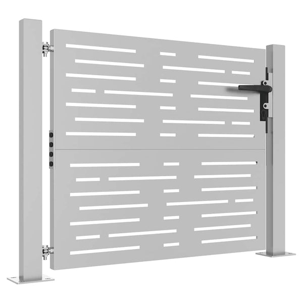 vidaXL Garden Gate 100x100 cm Corten Steel Square Design