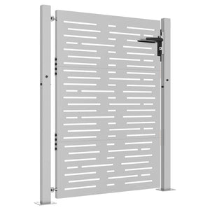 vidaXL Garden Gate 100x125 cm Corten Steel Square Design