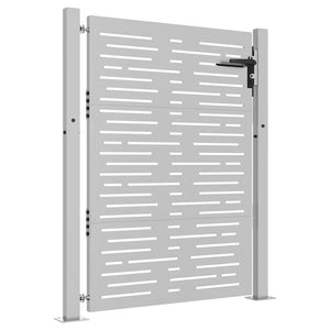 vidaXL Garden Gate 100x150 cm Corten Steel Square Design