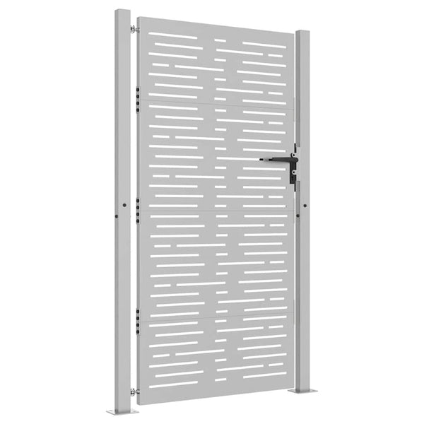 vidaXL Garden Gate 100x175 cm Corten Steel Square Design