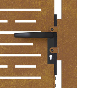 vidaXL Garden Gate 100x175 cm Corten Steel Square Design
