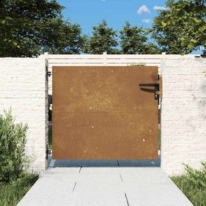 vidaXL Garden Gate 85x75 cm Corten Steel