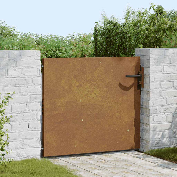 vidaXL Garden Gate 85x125 cm Corten Steel