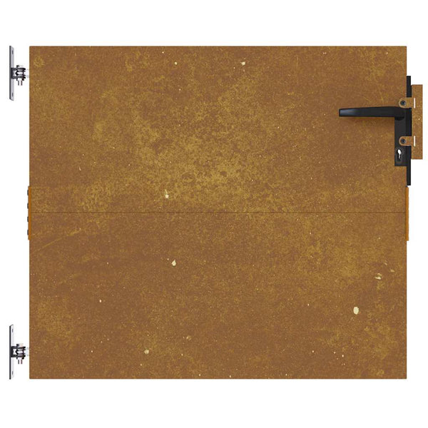 vidaXL Garden Gate 85x125 cm Corten Steel