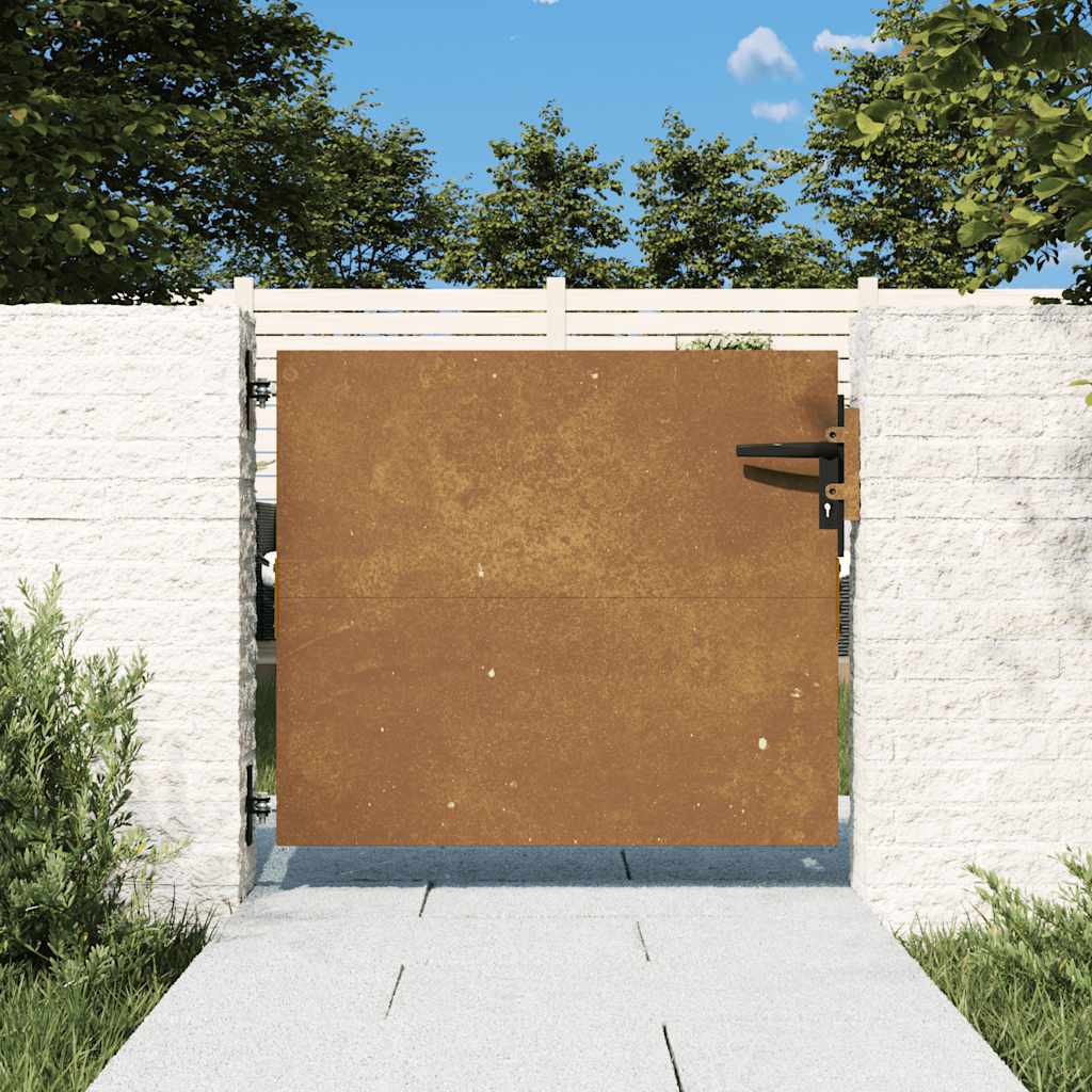 vidaXL Garden Gate 85x125 cm Corten Steel