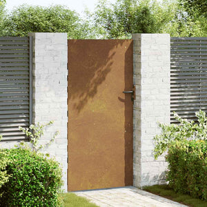 vidaXL Garden Gate 85x200 cm Corten Steel