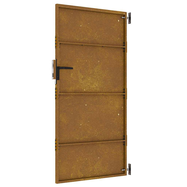 vidaXL Garden Gate 85x200 cm Corten Steel