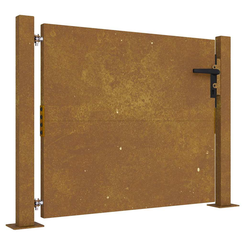 vidaXL Garden Gate 100x100 cm Corten Steel