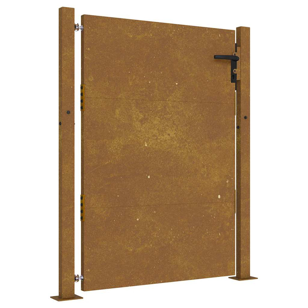 vidaXL Garden Gate 100x125 cm Corten Steel