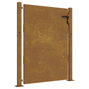 vidaXL Garden Gate 100x150 cm Corten Steel