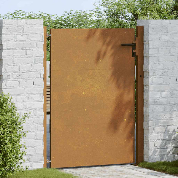 vidaXL Garden Gate 100x150 cm Corten Steel