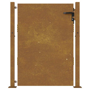 vidaXL Garden Gate 100x150 cm Corten Steel