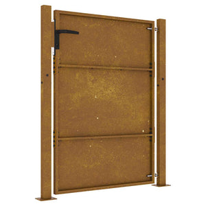 vidaXL Garden Gate 100x150 cm Corten Steel