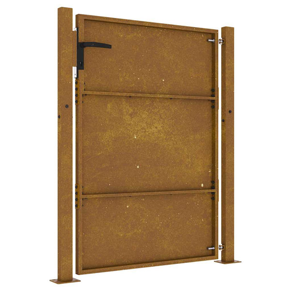 vidaXL Garden Gate 100x150 cm Corten Steel