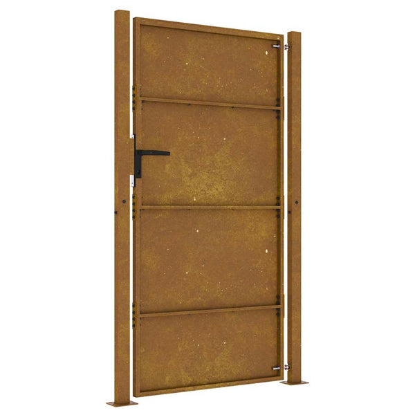vidaXL Garden Gate 100x175 cm Corten Steel