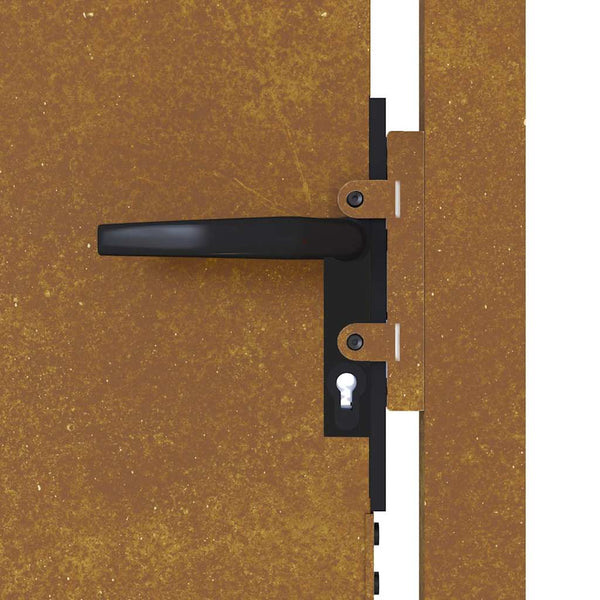 vidaXL Garden Gate 100x175 cm Corten Steel