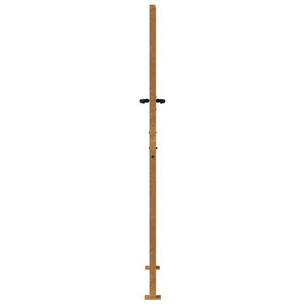 vidaXL Garden Gate 100x200 cm Corten Steel