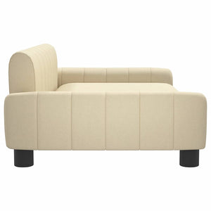 vidaXL Dog Bed Cream 90x53x30 cm Fabric