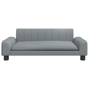 vidaXL Dog Bed Light Grey 90x53x30 cm Fabric