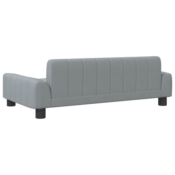 vidaXL Dog Bed Light Grey 90x53x30 cm Fabric