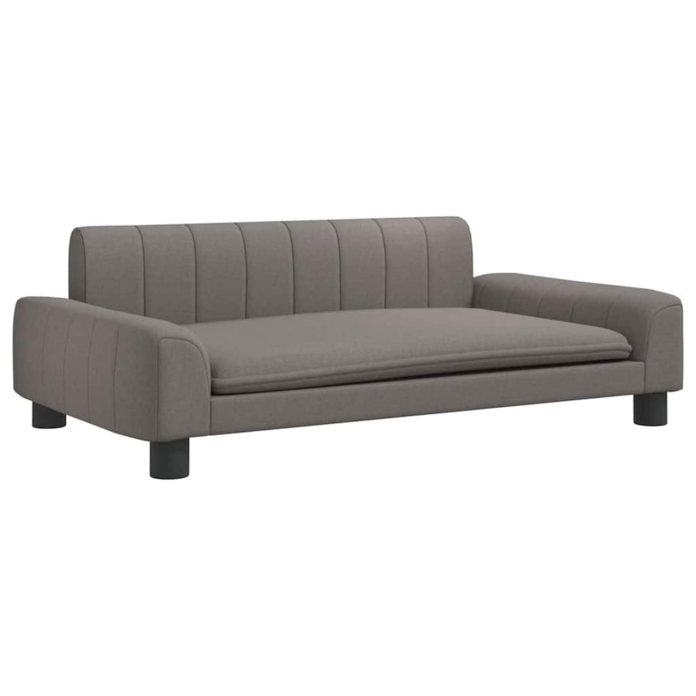 vidaXL Dog Bed Taupe 90x53x30 cm Fabric