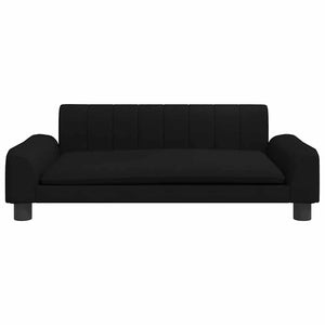 vidaXL Dog Bed Black 90x53x30 cm Fabric