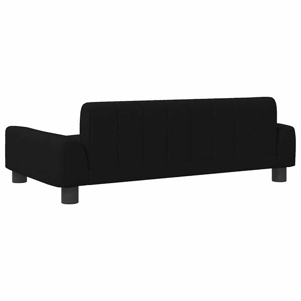 vidaXL Dog Bed Black 90x53x30 cm Fabric
