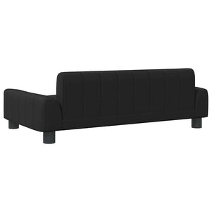 vidaXL Dog Bed Black 90x53x30 cm Faux Leather