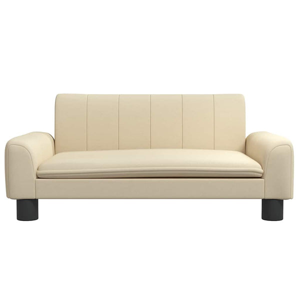 vidaXL Dog Bed Cream 70x45x30 cm Fabric