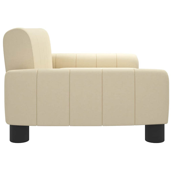vidaXL Dog Bed Cream 70x45x30 cm Fabric