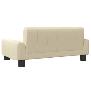 vidaXL Dog Bed Cream 70x45x30 cm Fabric