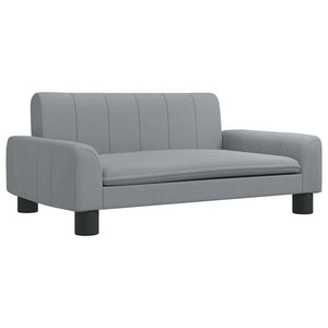 vidaXL Dog Bed Light Grey 70x45x30 cm Fabric