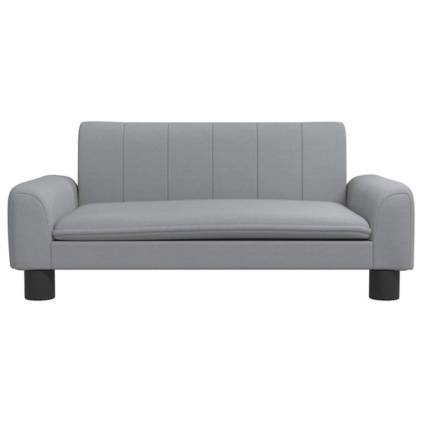 vidaXL Dog Bed Light Grey 70x45x30 cm Fabric