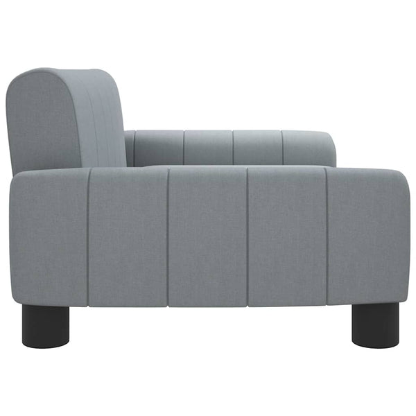 vidaXL Dog Bed Light Grey 70x45x30 cm Fabric